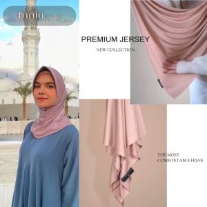 Black Daily Hijab Jannah Instan Short | Bergo with Pet Jilbab Langsung Slup Anti Ribet Rania Hijab