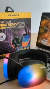 Awei GM-11 Gaming Headset Wired Headset RGB Gaming Earphone 2M Length Awei Headset Awei GM11 Gaming Headphone