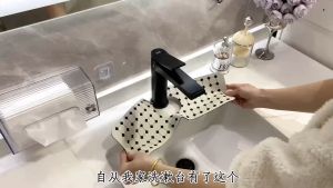 Diatom Mud Bathroom Absorbent Hard Mat Kitchen Quick-drying Toilet Mat For Sink Countertop Table Decoration Bar