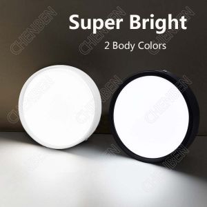 CHENBEN Led Downlight 220-265V Tricolor Ceiling Spot Light 5W 10W 15W 25W Aluminum Round Surface Mounted Downlights Ceiling Lamp Home Indoor Lighting Fixture