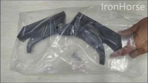 For Honda PCX160 2021-2025 Motorcycle Front Fairing Aerodynamic Wing Cover Windshield Extension Lower Chin Fairing Accessory