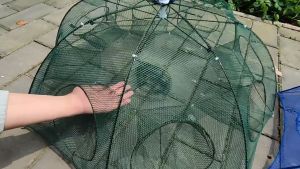 Jaring Ikan 8 Perangkap Bubu Jala Udang Kepiting Automatis 8 Lubang