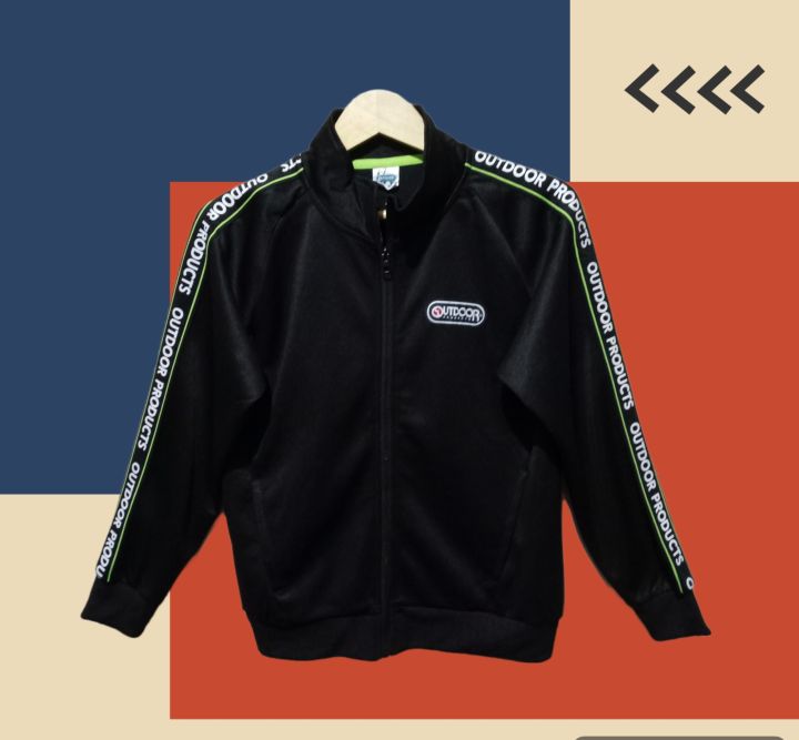 OUTDOOR Jaket tracktop terbaru Size S warna hitam