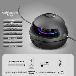 Theratools | Bluetooth Smart Ropeless Jump Rope Counter Family Indoor Quiet Fitness Equipment