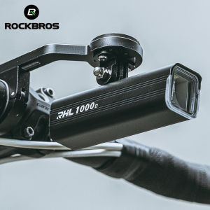ROCKBROS 1500LM ไฟหน้ารถจักรยาน5โหมดอะลูมินัมอัลลอยไฟหน้าแบบแขวนจักรยานเสือหมอบ MTB ไฟฉายอัจฉริยะควบคุมอุณหภูมิกันน้ำได้