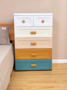 【7Layers】 Multi-Layer Drawer Storage Cabinet With Wheels Cabinet Durabox Organizer Storage Room Storage Organizer