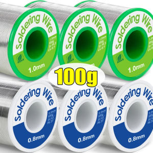 100/50/30/20g Easy Melt Stainless Steel Solder Wire Low Temperature Copper Aluminum Iron Metal Weld Welding Wire Soldering Rods