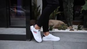 Men shoes Korean fashion rubber sneakers Low cut white shoes for men