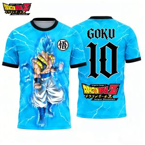 Bandai | Summer 2026 Longzhu Wujita "Super Blue Shape" No. 10 E-sports Theme 3D Printing Breathable T-shirt Adult Parent-child Top
