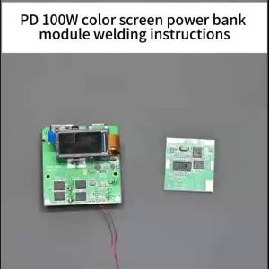100W Sạc Nhanh PD Sạc Nhanh Power Bank Mainboard Với Màn Hình Hiển Thị Màu TFT Cho DIY Bộ Sạc Di Động Mô-đun Nguồn Điện Di Động