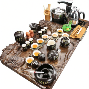 Bộ Trà Tự Động Tích Hợp Phun Sương Tối Giản