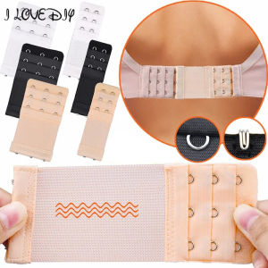 Fashion Bra Extension Strap Extenders Women Adjustable Belt Buckle Nylon Elastic Bra Extension Strap Hook Clip Accessories