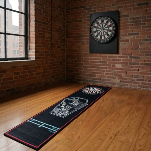 VIKAMA Dart Professional Training Mat Wear-Resistant and Easy to Maintain Dart Throwing Line Carpet Bar Game Room Decoration