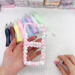 KDC - Keo kem đủ 22 màu tuýp 15ml nhỏ gọn tiện lợi dán charm trang trí ốp điện thoại khung tranh DIY