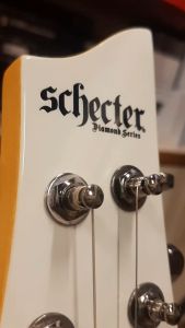 Schecter Demon 6 FR Vintage White Floyd Rose Tremolo Electric Guitar