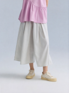happy nocnoc | Airy Quick-dry Girls Wide-leg Skirt Pants