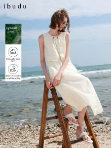 3COLOUR·S | Lycell Sleeveless Dress Long