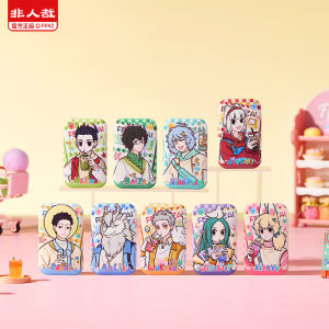 Pin Badges Anime Bajie Laser Cut Iron Half Sugar Series Blind Box Non-human Beasts Tabletop Game Collectible Accessories