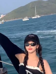 【Pharaoh🎀COD】Kacamata Hitam Modis Beras Pokok Versi Korea Kacamata Hitam Mata Kucing