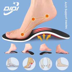 DIDI 1 Pair Orthotic Insoles Gel Arch Support Orthopedic Flat Foot O/X Leg Correct Sole Pads Shock Absorption Plantar Fasciitis Insoles