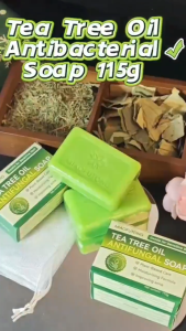 【BUY 1 TAKE 2】Tea Tree Oil Antibacterial Soap: Gentle And Non-Irritating Contains Salicylic Acid Specially Designed For Oily And Acne-Prone Skin Loravey Antibacterial Soap Gently Cares For Sensitive Skin.