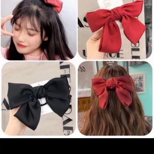 Ribbon Hairpin Soft Chiffon Hairpin Large Bow Hairpin Fashionable Satin Hairpin Korean Multi-Layered Mesh Three-Dimensional Hairpin