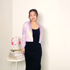 ARRASTUDIOS Jaket Anak Perempuan Bella Tie Dye Jacket Unicorn