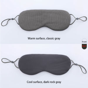 Sleeping Eye Mask Korean Style Ice Silk Warm And Cool Dual Use Adjustable Travel Light Blocking Breathable Eye Mask