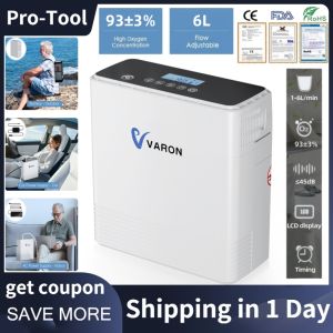 ⭐Local Warehouse+COD⭐ 1-6L Continuous Flow Portable Oxygen Concentrator Oxygen Concentrator Machine for Travel and Home Continuous and Stable Oxygen with Oxygen Tubing、Portabe Bag All Set Accessories