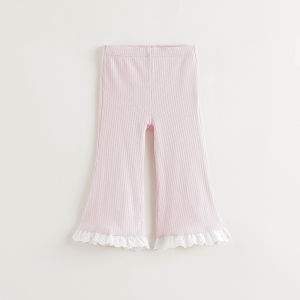 Marc&Janie | Floral Embroidered Bell-Bottom Trousers