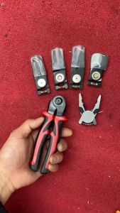 Bộ kìm 5 đầu đa năng L+R+T SJP8029 Bộ công cụ kìm đa năng 5 trong 1 với 5 đầu có thể hoán đổi cho nhau Đặc biệt dành cho thợ điện Kìm kết hợp Lineman Cắt cáp Tước dây Dụng cụ uốn Cắt kim loại tấm có hộp lưu trữ