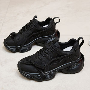 Grey Dad Shoes Womens Spring 2020 Versatile Retro Low Top Double Strap Casual Sports Shoes Comfortable All-Match Trendsetter