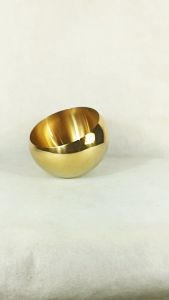 Salad Bowl Stainless Steel Gold Anti Karat Anti Luntur Mangkuk Korea Modern Bentuk Bola