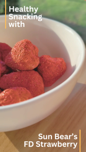 Sun Bear’s Freeze Dried Strawberry (30g) No Added Sugar | Healthy Snack