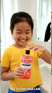 Nước Súc Miệng Listerine Kids Mouthwash With Berry Shield Dành Riêng Cho Trẻ Trên 6 Tuổi 250ml