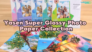 Yasen Super Glossy Photo Paper 20pcs A4 Size Waterproof-for Printing PicturesPhoto Albums ID Name Tags and Photocards