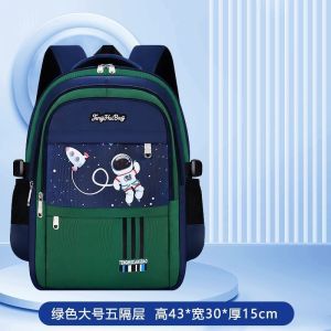 กระเป๋านักเรียนลายการ์ตูนยูนิคอร์น （ของแท้ 100%)เด็กผู้ชายและเด็กผู้หญิงอนุบาล - ประถม สไตส์เกาหลีกระเป๋าสีสดใส