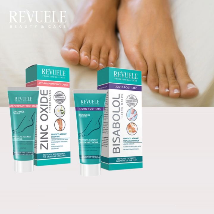 Revuele Professional Care Anti-Perspirant Foot Cream / Liquid Foot Talc 80ml