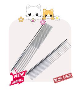 Pets Multipurpose Steel Grooming Comb 16.6x3cm
