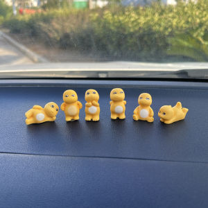 Cute Car Decoration Mini Small Milk Blocks Dragon Vehicle Center Console Doll Cure Series Car Interior Decoration Ornament Internet Celebrity Female