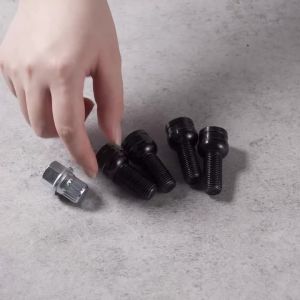 5Pcs M14*1.5MM Anti-Theft Wheel Bolt Lock Lug Nut Compatible For Audi VW Golf Jetta Beetle Passat Car Wheel Screws Accessories