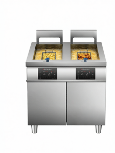DEMASHI | Commercial Large Capacity Electric Fryer Double Cylinder