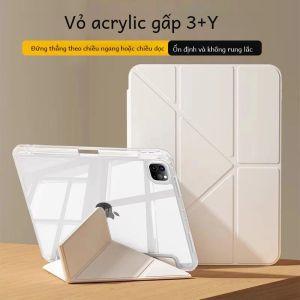 Ốp Thông Minh Cho iPad Air 5/6 iPad Pro 11/12.9 iPad 10.2/9.7 Có Ngăn Đựng Bút Vỏ Bảo Vệ Bằng Da PU Tương Thích Với Nhiều Mẫu Mã