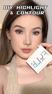 FOCALLURE Pro-palette Diy 3D Sculptor Highlight Contour Fine Powder Bronzer Shimmer Matte Smooth