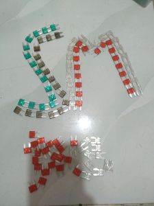 20Pcs/Set  (75A 10A 25A 30A Fuses DX MINI / Sekring Mini sekring tanam sekring mobil