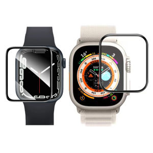 Apple Watch 2 Pack Screen Protector for 49mm 45mm 41mm 42mm 38mm 44mm 40mm iWatch Cover Bubble Free Anti-Scratch HD Film for Apple Watch Ultra 2 Series 9 8 SE2 SE 7 6 5 4 3 2 1