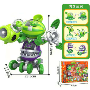 Plants Vs. Zombies Robot Melon-pult Chomper Nhân Vật Hành Động Bộ Mô Hình PVC 17cm Đồ Chơi Búp Bê Biến Hình Dành Cho Người Sưu Tầm & Quà Tặng