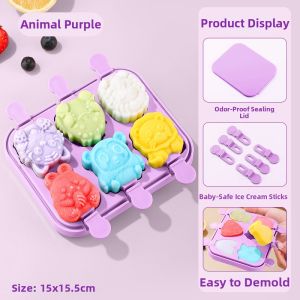 KUWUBIANJING | Food-grade Homemade Ice Cream Mold