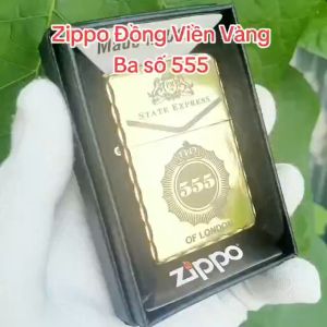 Mô Hình Sưu Tầm đồng viền vàng ba số 555 E-XIII Có Hộp Quà tặng sưu tầm
