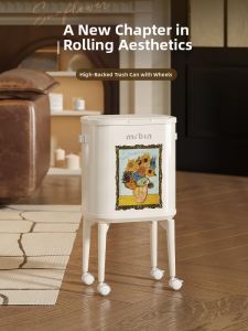 MR.Bin | Easy-to-Use Pedal Trash Can High Legged